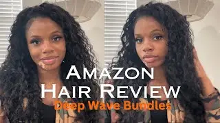 Amazon Deep Wave Hair 2 week Review: Amella Hair Review&hellip; Flip Over Method Sew In
