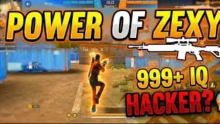 POWER OF ZEXY! 👿 1 V 4 God level Gameplay ⚡ Hacker bol diya? 😱