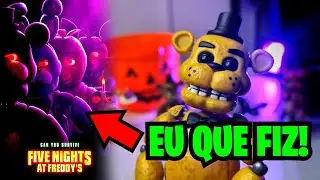 ⚠ FIVE NIGHTS AT FREDDY’S: Fiz o Cartaz do Filme com os Bonecos!