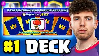 😱🥇DAS BESTE DECK f&uuml;r 4 KARTEN SHOWDOWN! (Einfach & OP) | Clash Royale Deutsch