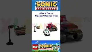 LEGO&reg; Sonic Silver's Car vs. Knuckles' Monster Truck