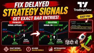 Fix Late Strategy Entry Signal Issue in Trading View Pine Script | IT WALA | HINDI-हिंदी