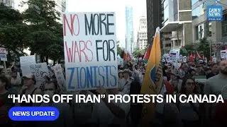 Canadians Protest US Military Action In Iran Outside US Consulate In Toronto | Dawn News English