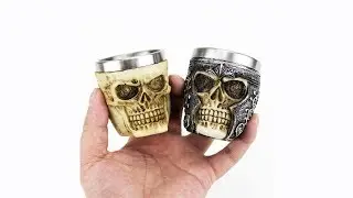3D SCARY SKULL VIKING PIRATE HANDMADE MUGS