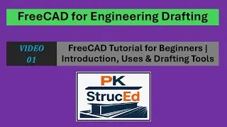 FreeCAD for Engineering Drafting | Video 01 | Tutorial for Beginners