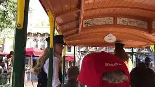 A Ride on the Horse-Drawn Streetcar at Disneyland