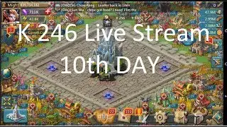 Lords Mobile K246 王國紀元 World Record WoW Stream (10th Day!!) - 世界紀錄大奇觀戰爭!