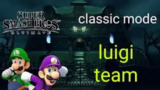 Super smash bros ultimate : classic mode as luigi team (no continues)