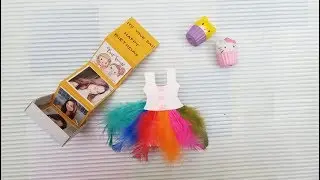 Matchbox Gift Idea | DIY Dress 👗 Matchbox Craft | DIY Gift for Best Friend