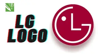 How to make LG logo in CorelDRAW |#shorts