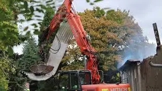 Großbrand in Großräschen- Freienhufen: Fitnessstudio in Flammen