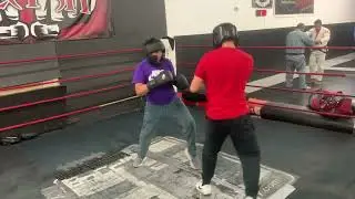 Lil man(purple) vs big bro(red)