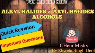 Alkyl/Aryl Halides and Alcohols    live