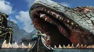 Kratos Enters the World Serpent's Stomach: Epic Adventure Unfolds!