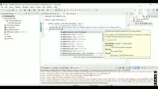 How to create simple maven project in eclipse and how to resolve compilation failure error.