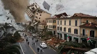Europe in mourning today! A powerful tornado struck Mazarron, Spain