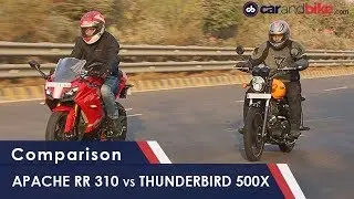 TVS Apache RR 310 vs Royal Enfield Thunderbird 500 X: Comparison Review