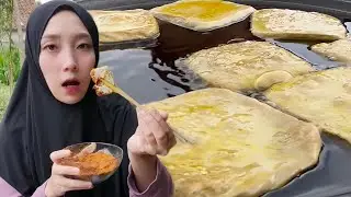 TREND MUKBANG TAHU GORENG PANAS PEDAS || hahu hoheng viral china🥵