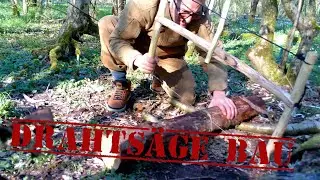 Der Bau von der Drahts&auml;ge🪚🪵 (Survival Selbstversuch)