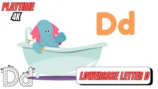 🔤🦊 Khan Academy Kids App Lowercase Letter d | Letter Learning for Kids | PlayTime 4K ✨