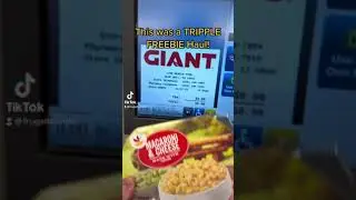 Getting 3 Freebies at Giant Self-Checkout #shorts