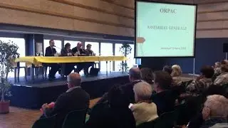 Prise de parole du maire &agrave; l'assembl&eacute;e g&eacute;n&eacute;rale de l'Orpac