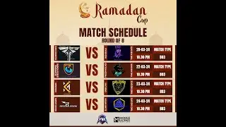 Ramadan Cup 2024, First Quarter Final Live (Day 1)