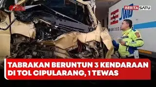 Tabrakan Beruntun 3 Kendaraan di Tol Cipularang, 1 Tewas #Beritasatu