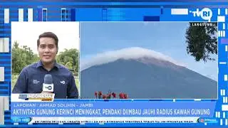 Aktivitas Gunung Kerinci Meningkat, Pendaki Diminta Menjauhi Radius Berbahaya Kawah Gunung