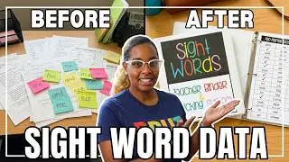 Sight Word Binder Data