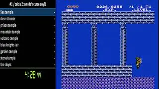 zelda 2: amida's curse any% in 2:53:27
