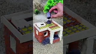 #handmadehouse #diyhouse #miniatureconstruction