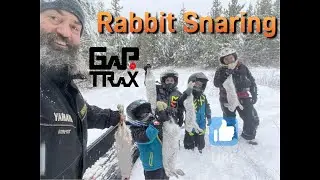 Rabbit snaring with the grandkids.