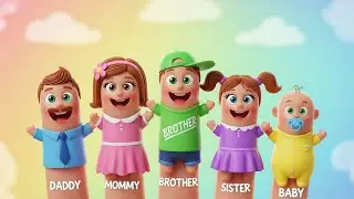 Finger Family Nursery Rhyme 👶 | Sing Along with Baby Giggles TV