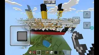 Explodng TITANIC in minecraft until my tablet lags like shit