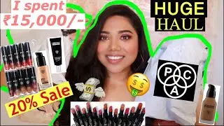HUGE PAC cosmetics HAUL 2020 | 20% SALE | OMG!! I spent ₹15,000/- on this | Shamvi Krishna