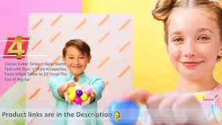 Kids Top 5 Sticker By Number Kit And Colored Ball Mosaic Game Shimmer