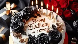 16 February Birthday Wishes|Happy Birthday Song|Happy Birthday status|Birthday wishes 16 February 🎂