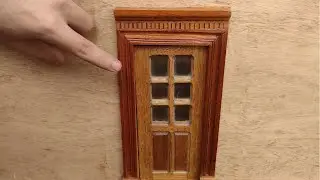 Haciendo un dintel para una casa de muñecas