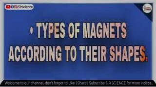 #sirscience | #profsantoshkawlesir | Magnet | Types of magnets | Used of Magnet | चुंबकाचे प्रकार |
