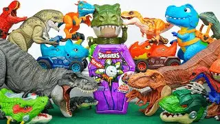 Jurassic World Unboxing Review | Hotwheel Trex D-Rex Therizinosaurus Brachiosaurus Allosaurus | ASMR