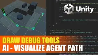 Unity AI | How to use DrawDebugTools to visualize NavmeshAgent  path