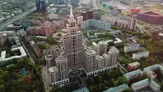 Триумф-палас Mavic 2 Pro / Moscow aerial