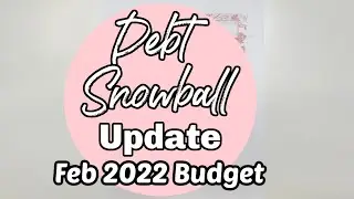 Debt Snowball Update | February 2022 Budget | Debt Progress Tracker | MONETS MONEY