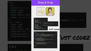 simple create drag-drop in html,css, javascript #css #html #vscode #javascript #webdevelopment