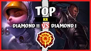 Korean Diamond Teemo Top vs Lucian Main - KR Rank S11