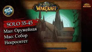 Прокачка жреца соло по подземельям 35-45 уровни Cata Classic #cataclassic #cataclysmclassic