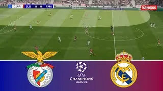 Benfica vs Real Madrid - UEFA Champions League 2026 | Full Match All Goals | Pes 21 Gameplay