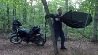 Motorcycle Camping, New Royal Enfield Himalayan, Crash