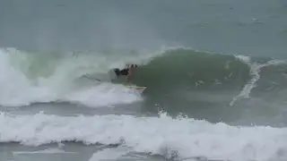 Jonathan Wallhauser Surfing Hurricane Gaston in Florida - Fall 2016